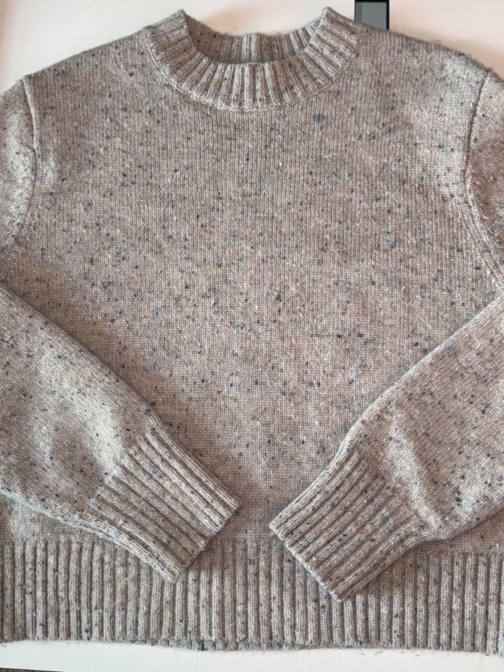 M.M.LaFleur Maura Easy Luxury Sweater Confetti Wool